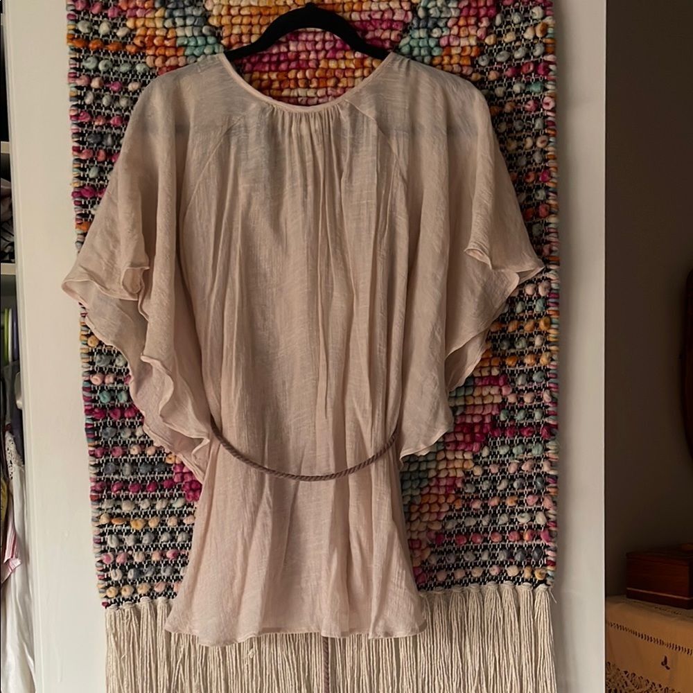 Elegant Blush Pink  Women's Top - Picture 4 of 7